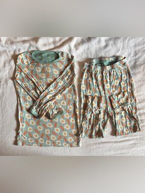 Clover PJ set Bacon and Eggs with hearts